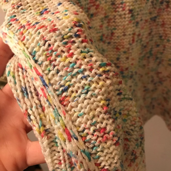 H&M loose knit pullover in rainbow 🌈 - Picture 5 of 6